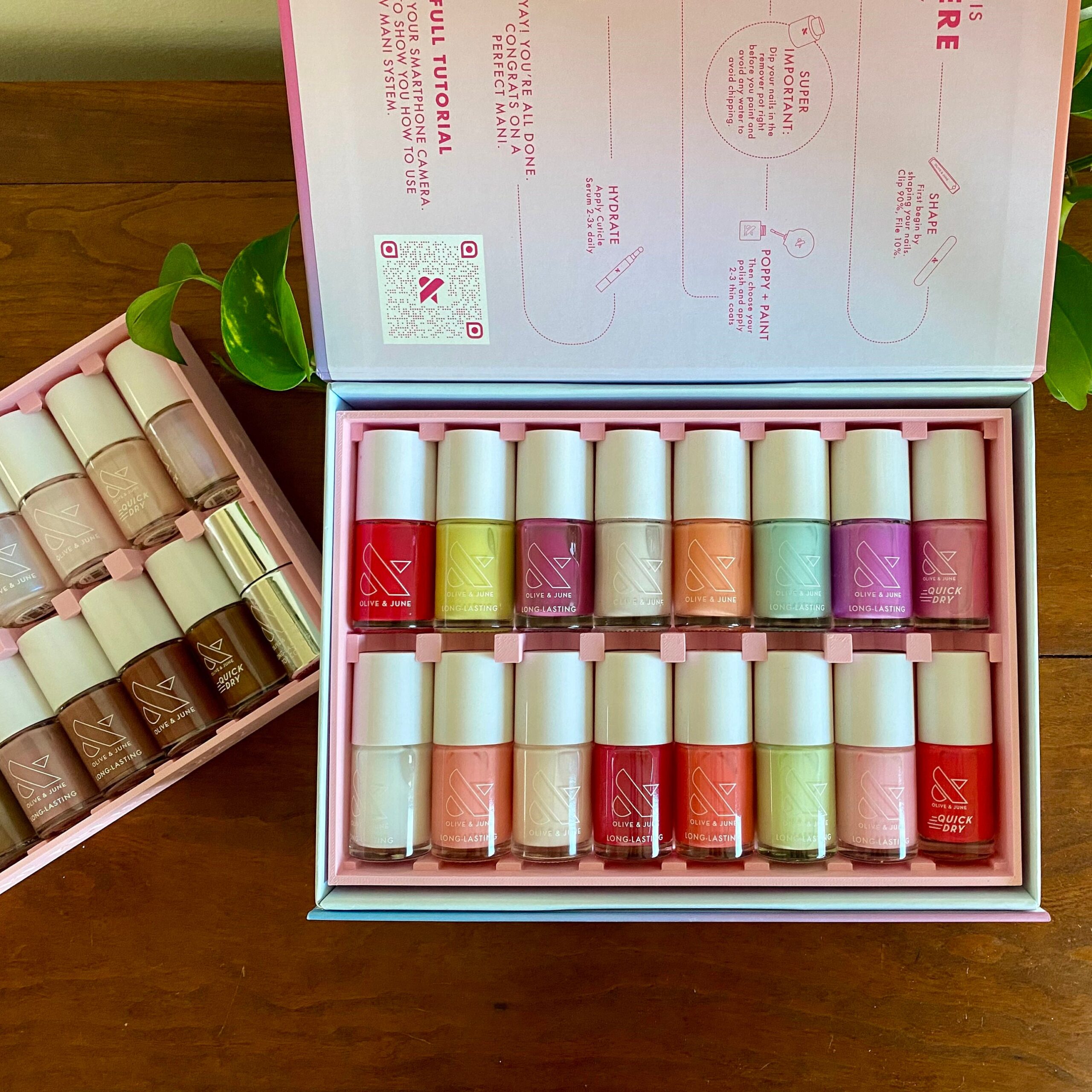 nail polish storage tray