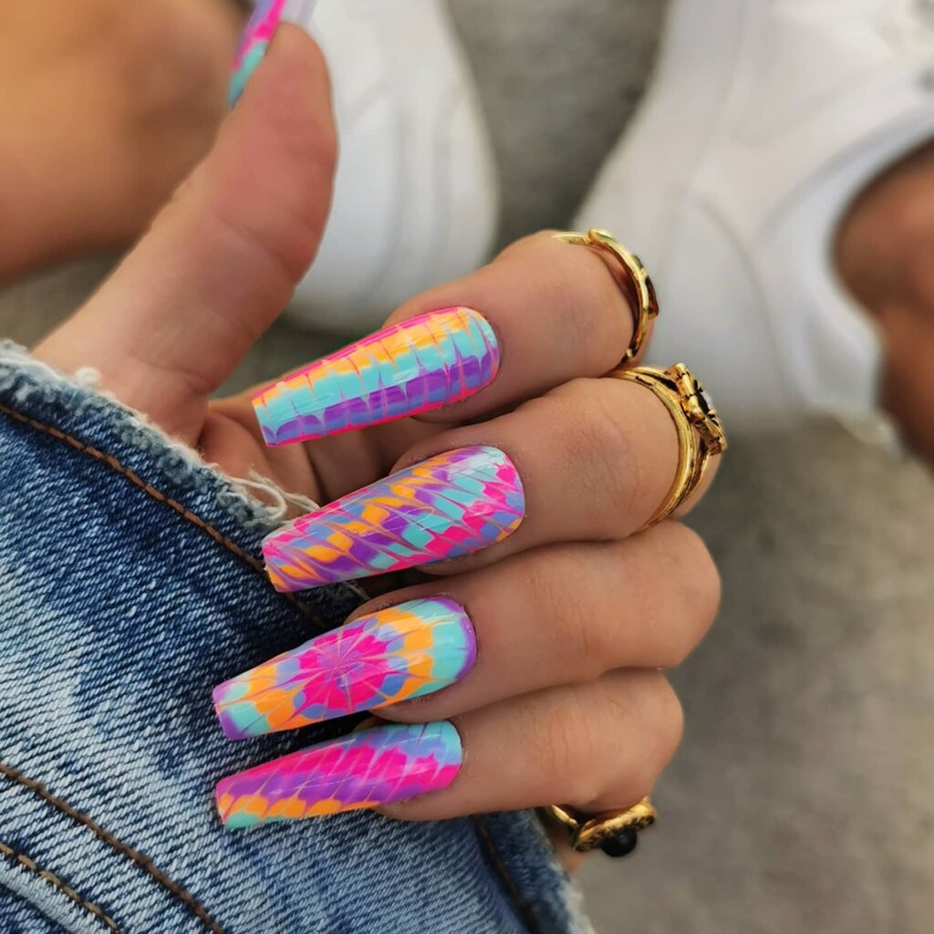 colorful nail designs