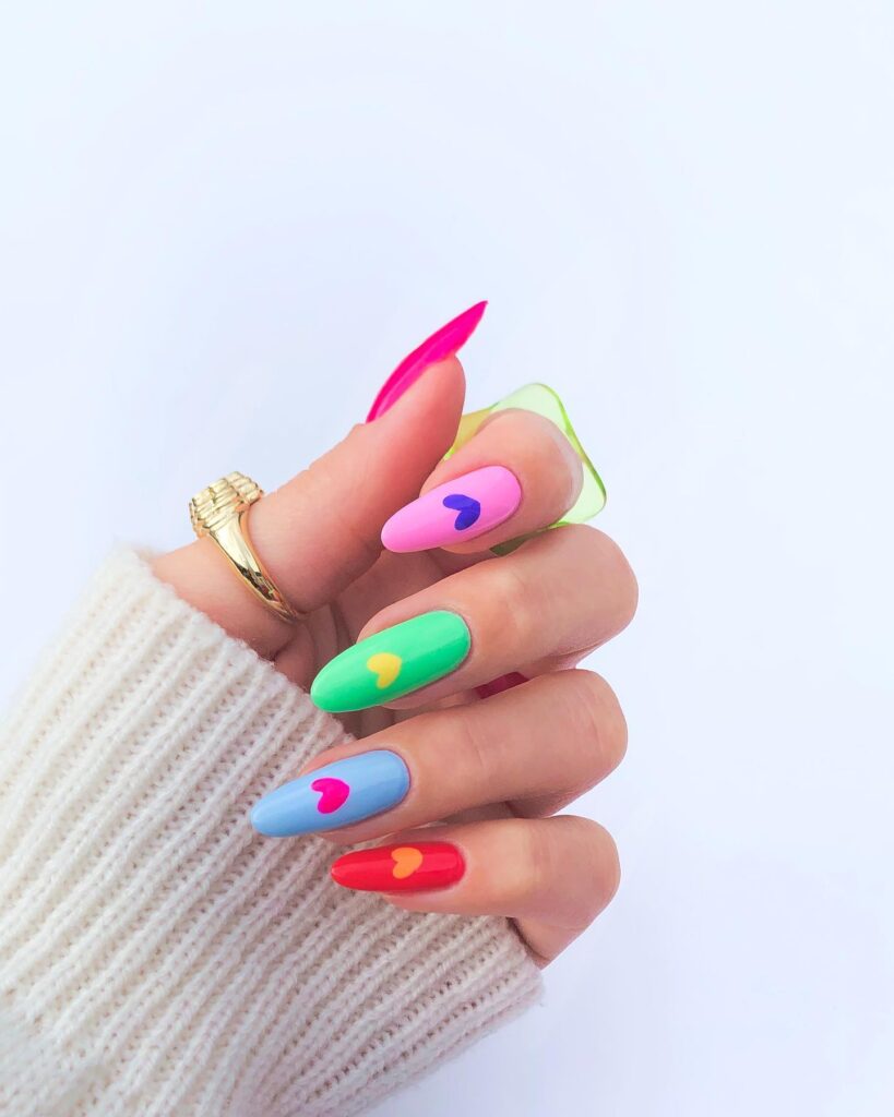 colorful nail designs