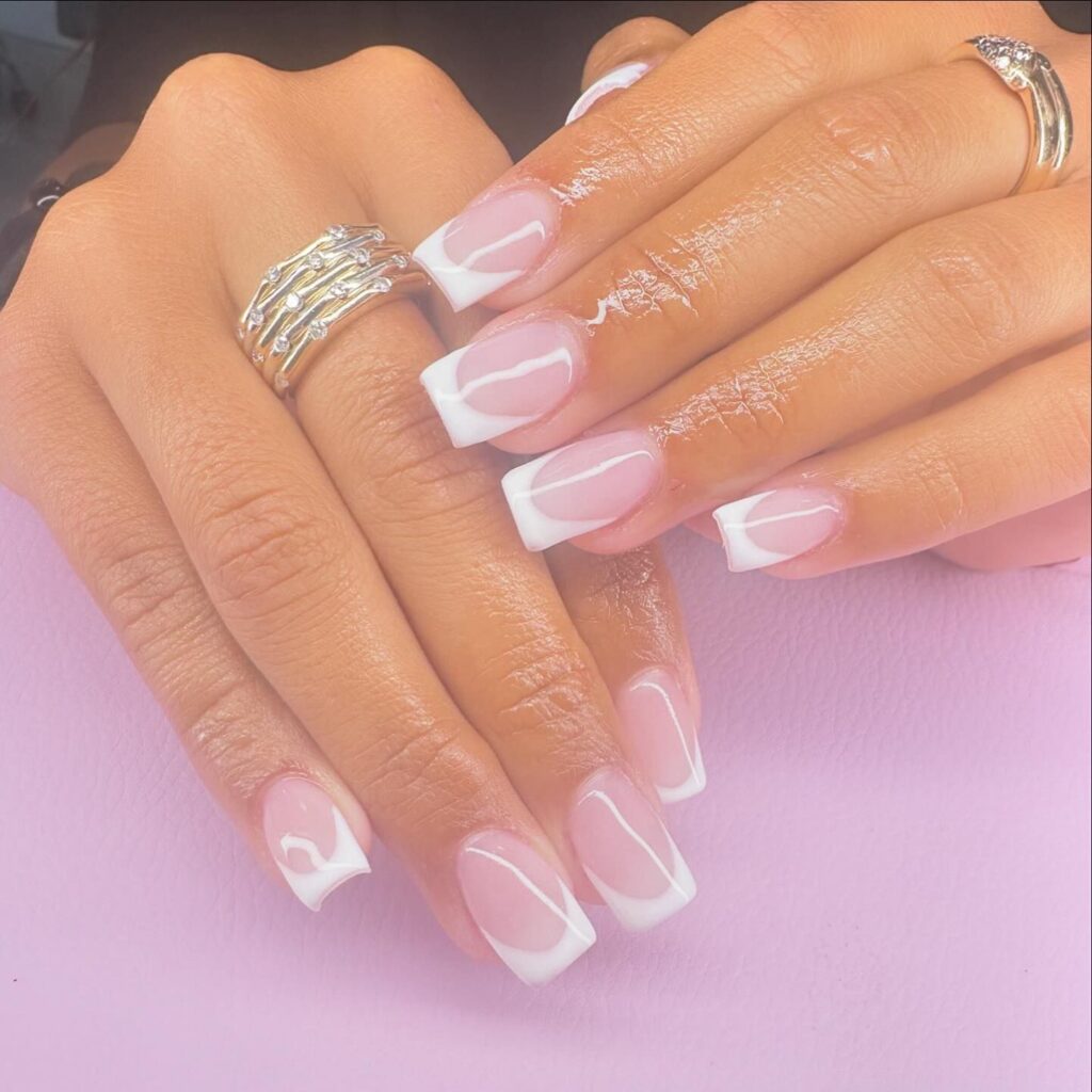 Pinky Perfect French Acrylic Nail 