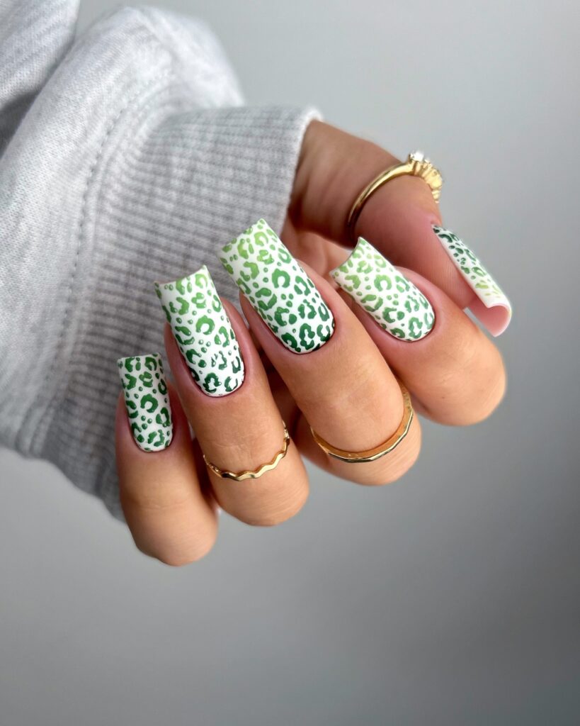 Green Leopard Print