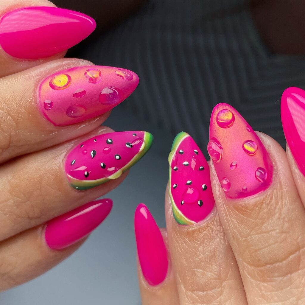 pink nail