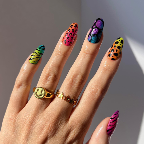 Animal Print Nail Design