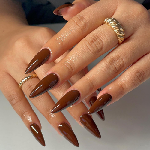 Brown Nail Design