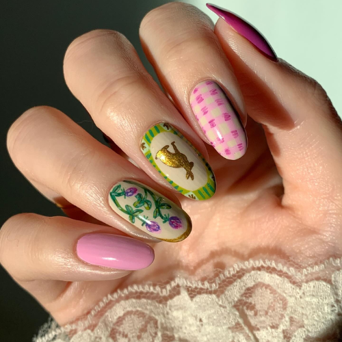 easter nail art design