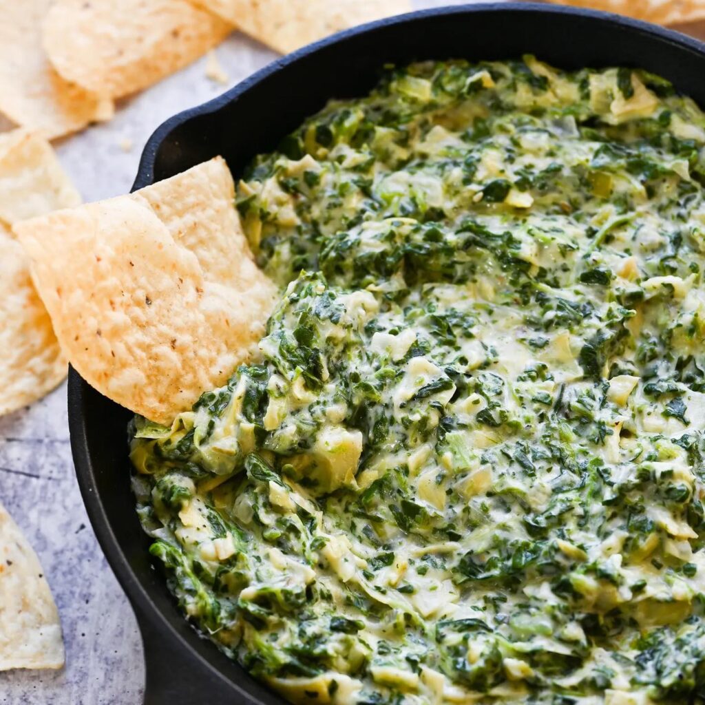 Keto Spinach Artichoke Dip