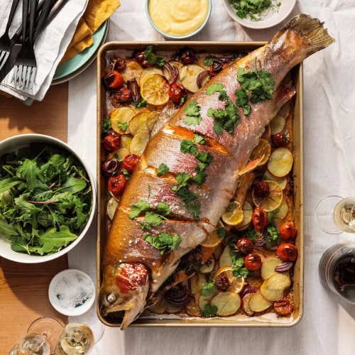 Baked Trout