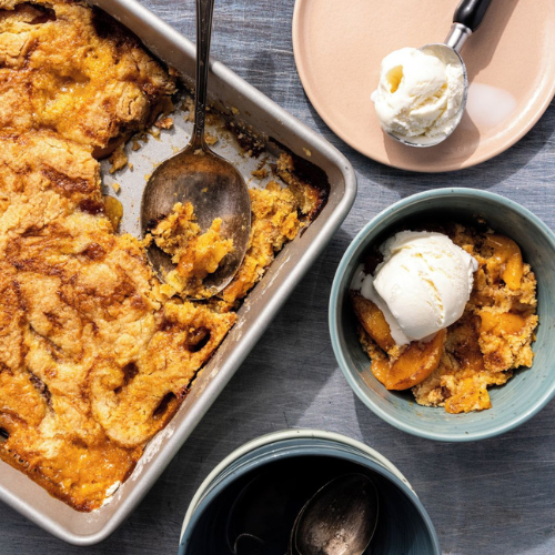 Peach Dump Cake Recipe